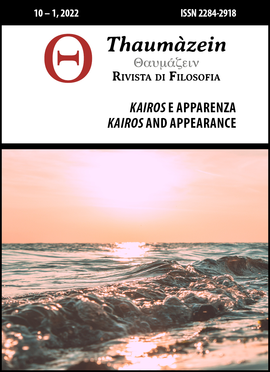 					View Vol. 10 No. 1 (2022): Kairos e Apparenza / Kairos and Appearance
				